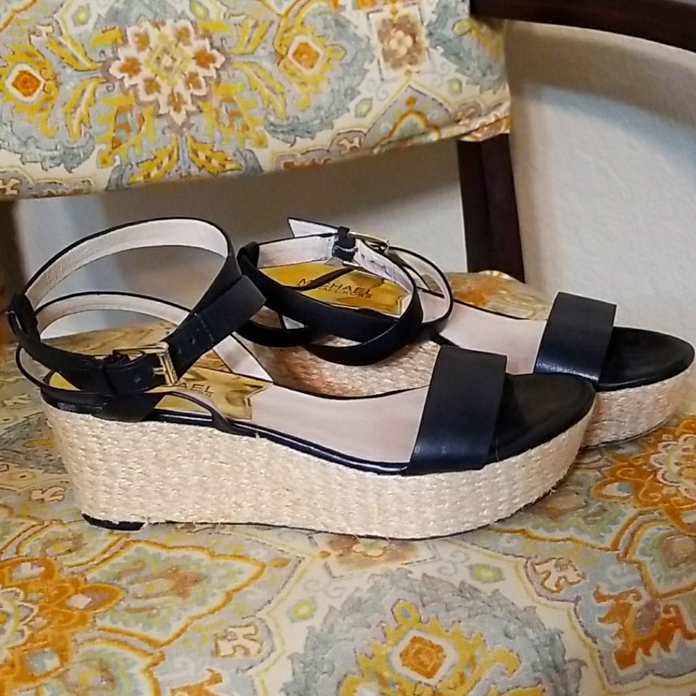 Michael Kors black strappy sandals